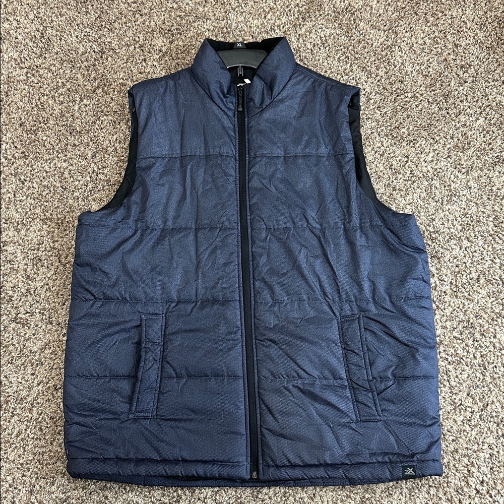 ZeroXposur Men's Dark Blue Quilted Vest